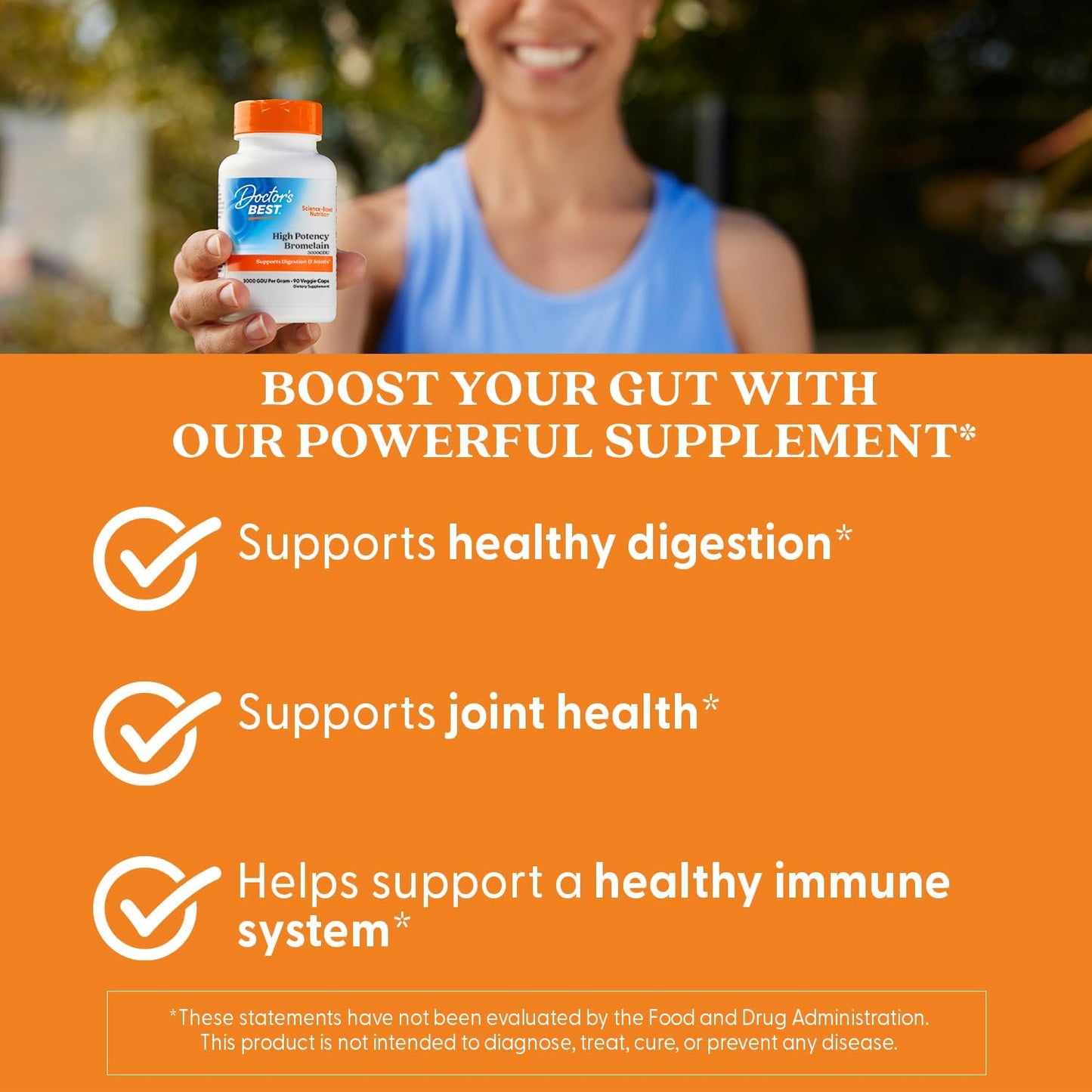 Doctor's Best 3000 GDU Bromelain Proteolytic Digestive Enzymes Supplements,90 Count - Nirvana Guru