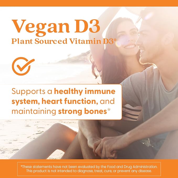 Doctors Best Vegan D3 2500 IU (Vitashine), Plant Sourced Vitamin D3,60 Veggie Caps - Nirvana Guru