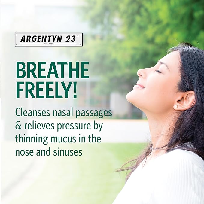 Argentyn 23 Professional Bio-Active Silver Hydrosol Sinus Relief,2oz - Nirvana Guru