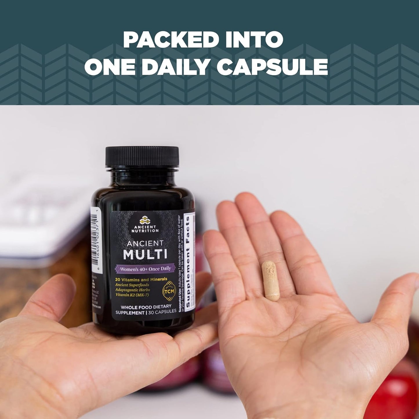 Ancient Nutrition Multivitamin for Women,Folate and Iron Supplement - Nirvana Guru