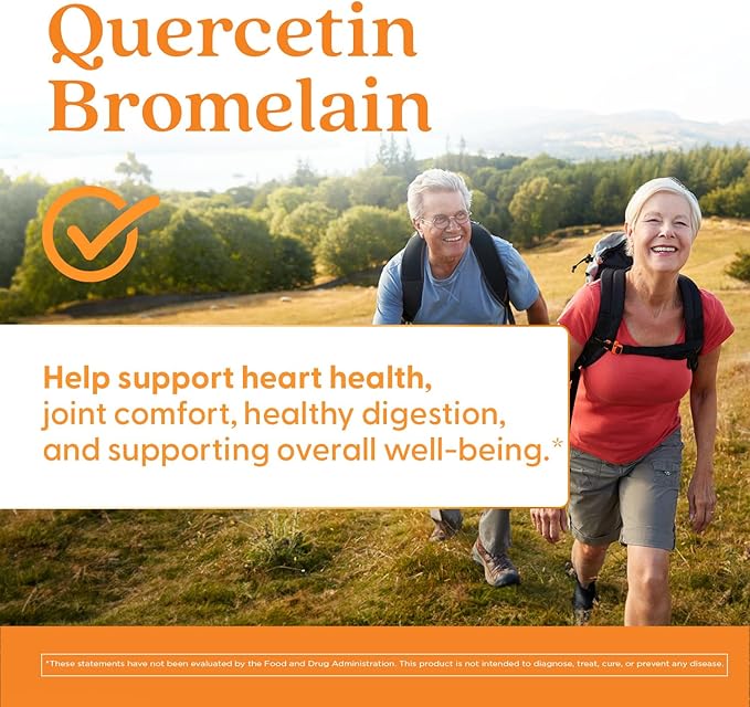 Doctor's Best Quercetin Bromelain, Immunity Support Capsule,180 Veg Capsule - Nirvana Guru