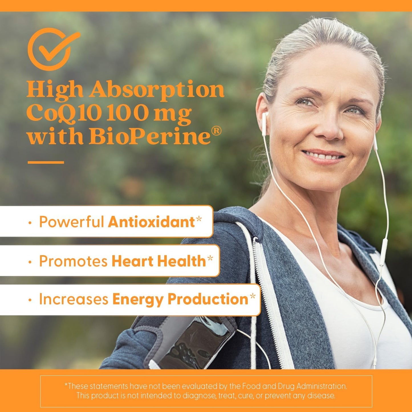 Doctor's Best High Absorption CoQ10 with BioPerine,120 Count - Nirvana Guru