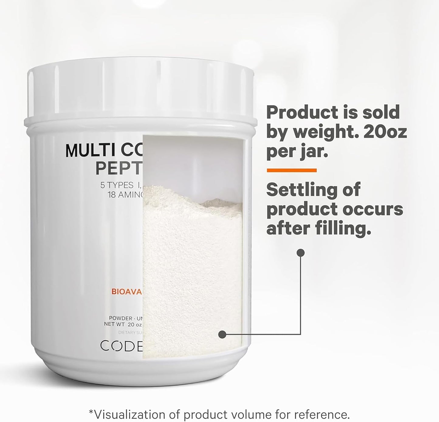 Codeage Multi Collagen Protein Powder Peptides, Hydrolyzed Collagen for Women & Men,20 OZ - Nirvana Guru