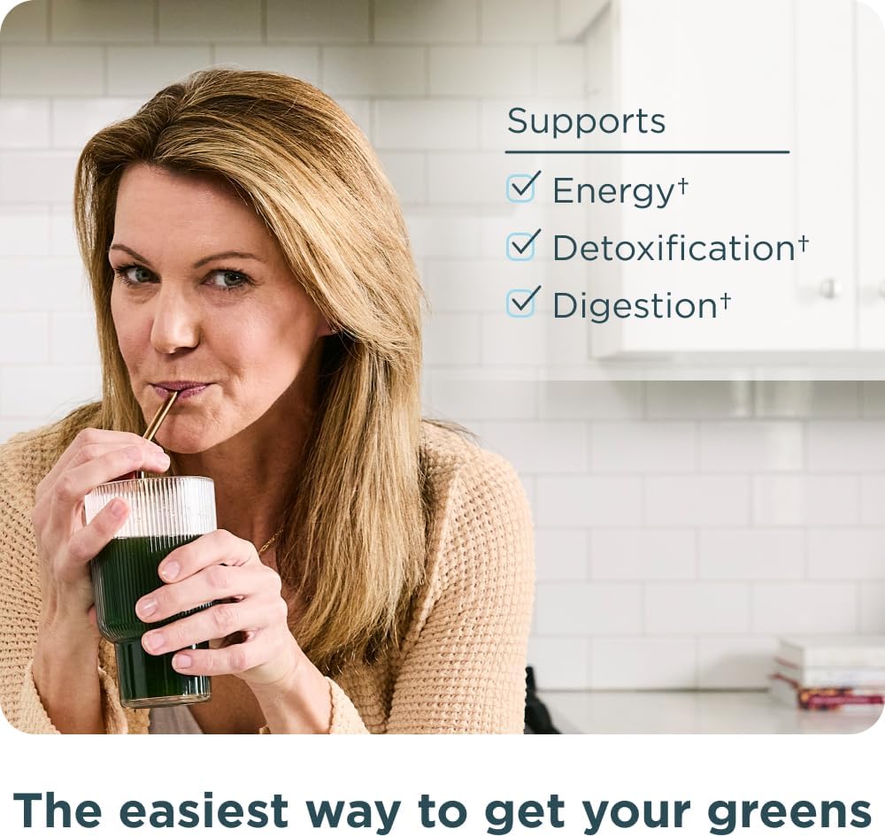 Ancient Nutrition Super Greens,Organic Superfood Powder with Probiotics 25 Servings - Nirvana Guru