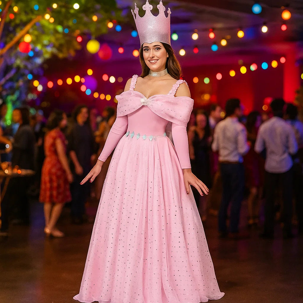 HalloweenCostumes.com Women's Deluxe Pink Witch Dress Costume Pink Witch Gown for Women nirvanaguru