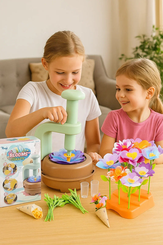 Fabric Flower Bouquets Toys, DIY Craft Kits Toys for Kids - Flowers Market Toy, Build Your Flower Bouquet, Arts & Crafts for 4 5 6 7 8 Year Toddler Girl, Educational Activity Preschool B-Day Gifts Nirvana Guru
