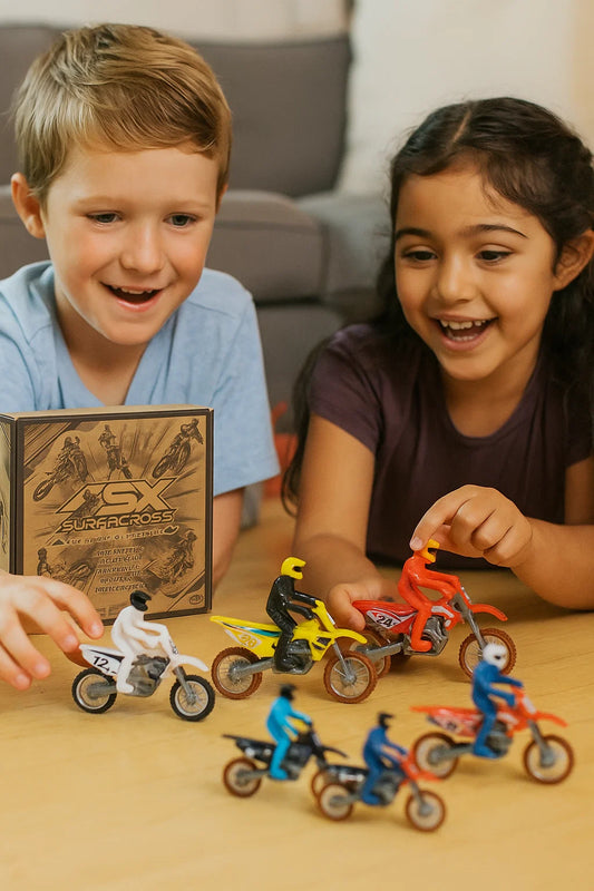 Supercross, Authentic 5-Pack of 1:24 Scale Die-Cast Motorcycles with Rider Figure, Toy Moto Bike for Kids and Collectors Ages 3 and up nirvanaguru
