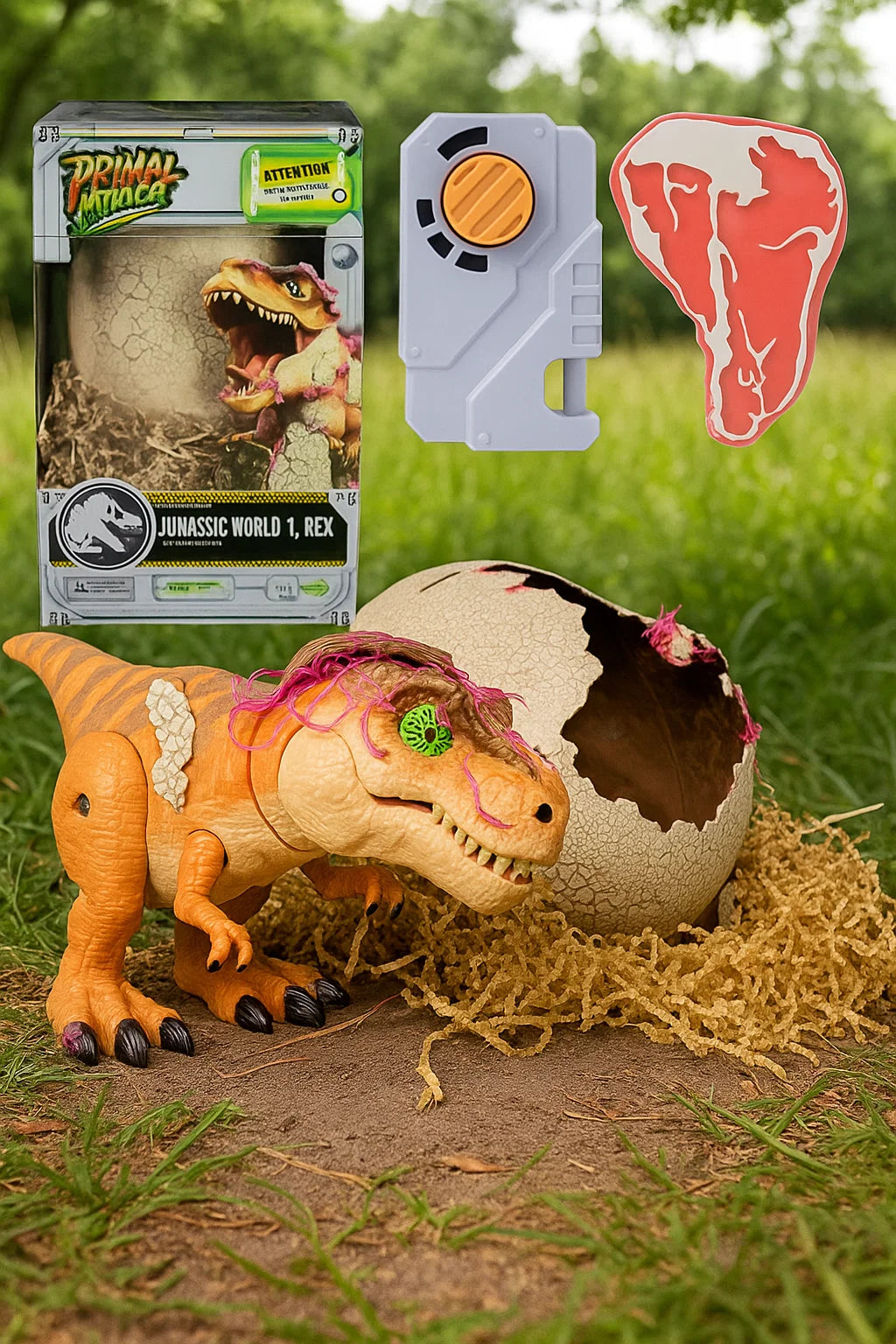 Jurassic World Primal Hatch T-Rex, Interactive Dinosaur Toy for Kids Ages 5 and up nirvanaguru