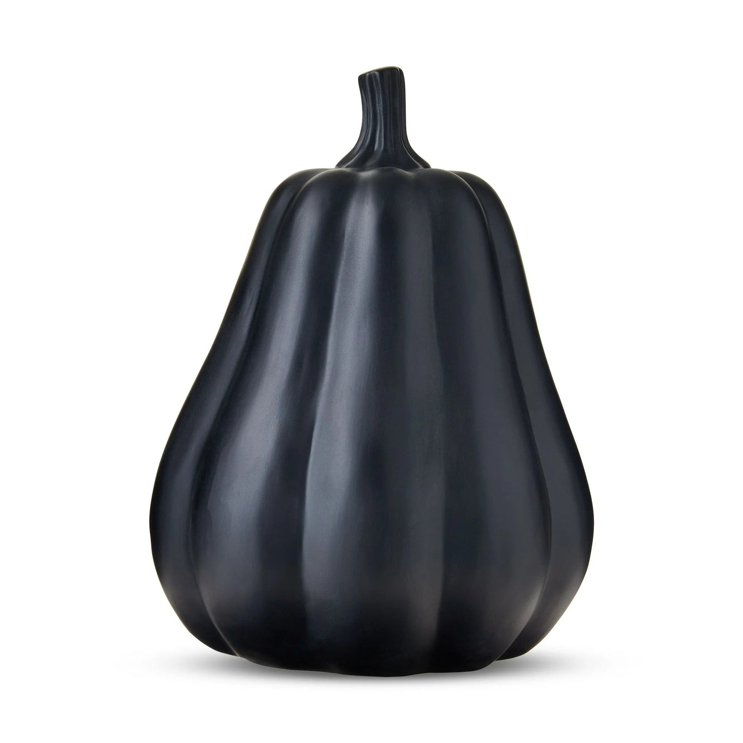 Clay Jack-o'-Lantern Tabletop Fall Halloween Decor, Black, 13", by Way To Celebrate nirvanaguru
