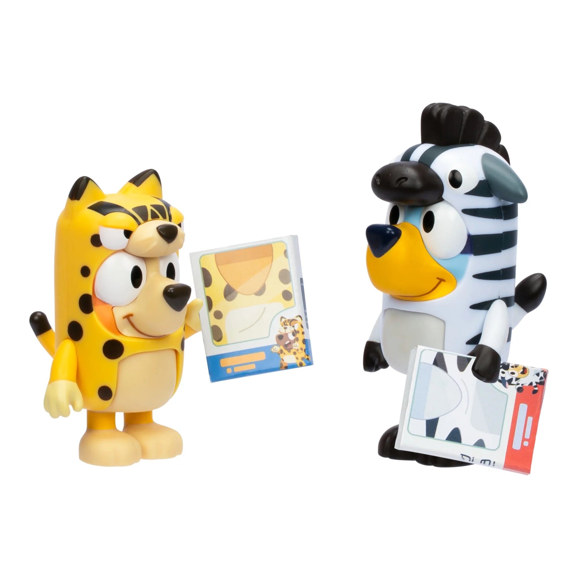Bluey Figure Animal Costumes 2-Pack, 2.5 inch Bluey and Bingo Figures, Toys for Kids 3-6 Years nirvanaguru