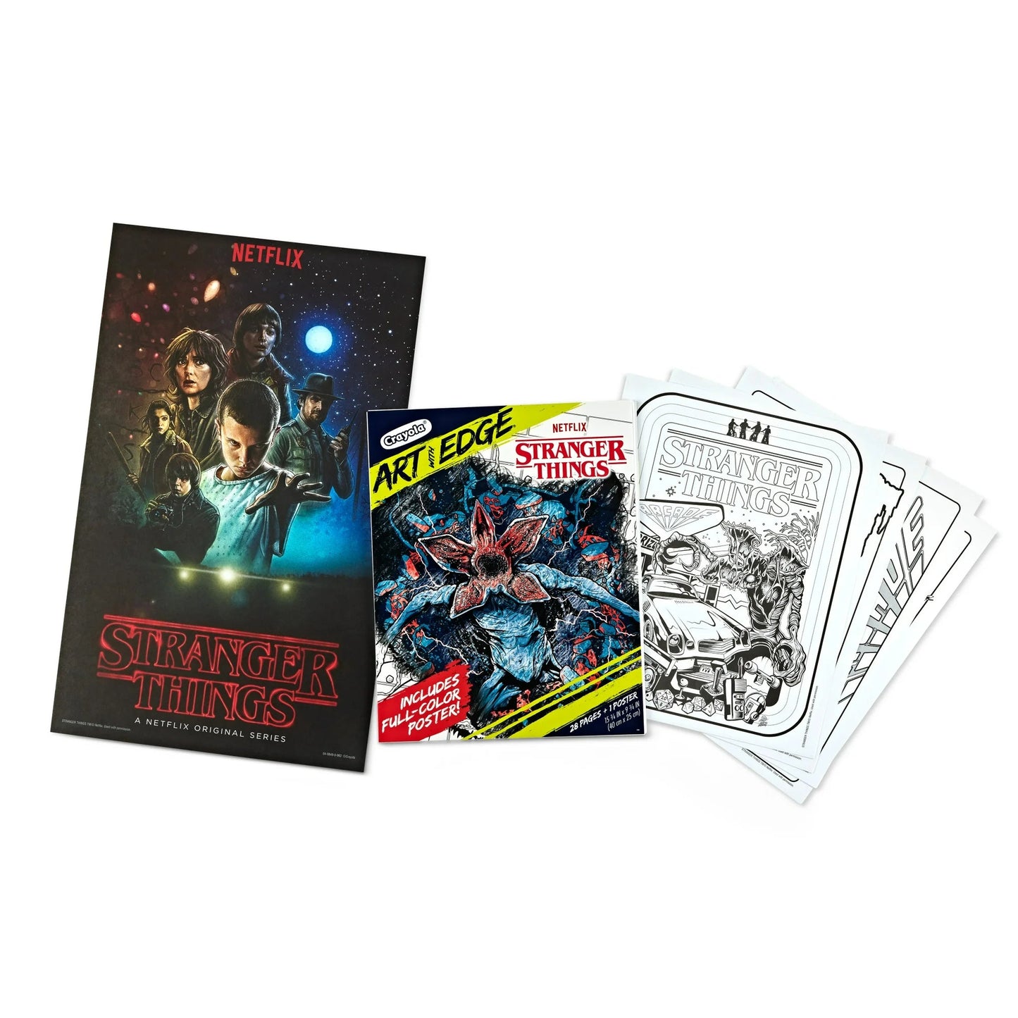 Crayola Stranger Things Adult Coloring Pages, 28 Pgs, Arts and Crafts, Coloring Gifts for Teachers and Teens, Ages 8+ nirvanaguru