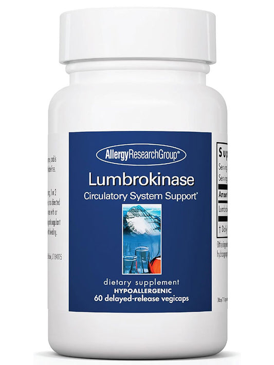 Allergy Research Group Lumbrokinase Supplement - Circulatory System Support - Nirvana Guru