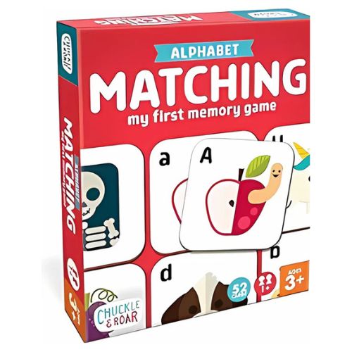 Chuckle & Roar - Matching Game Alphabet - Board Game for Kids 3 and up - Concentration Game for Toddlers - Preschool nirvanaguru