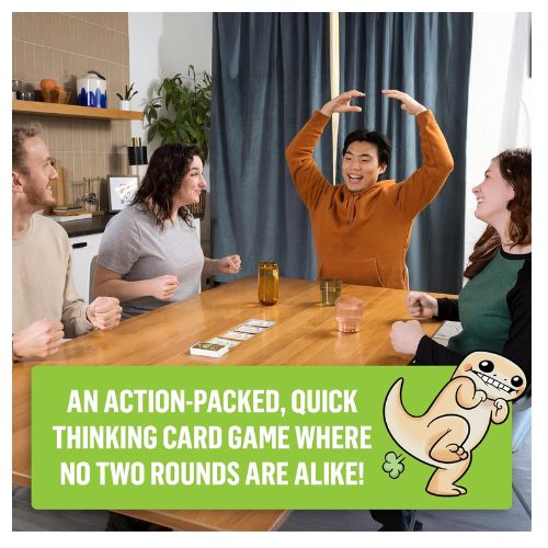 Exploding Kittens Coyote Created by Tim Ferriss, Special Edition Large Box: Includes 6 Unique Action Cards: a Challenge Party for 3-8 Players, Ages 10 and Up, Great for Family Night nirvanaguru