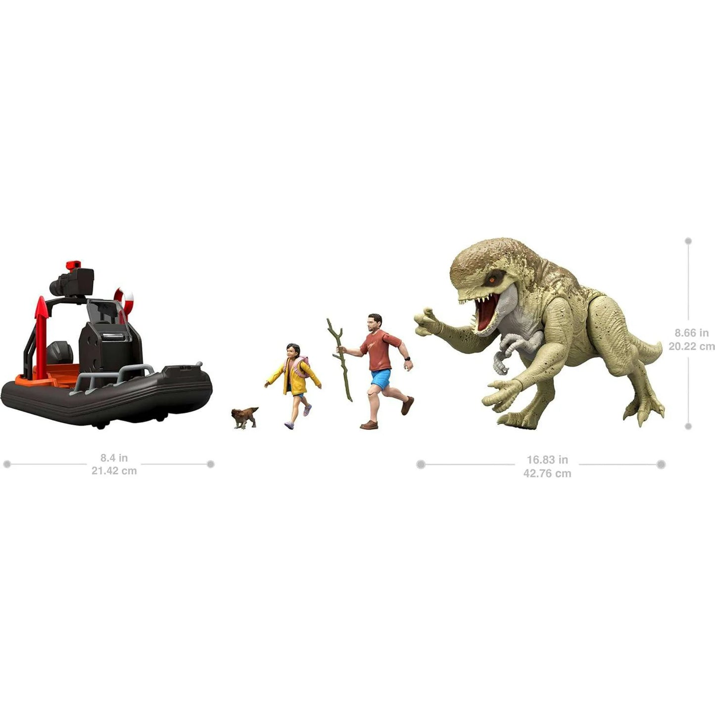 Jurassic World Rebirth Distortus Rex Island Escape Set Action Figure Set nirvanaguru