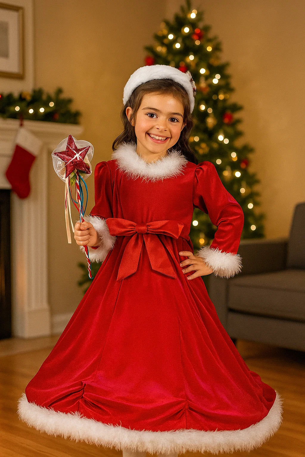 Fun World Red and White Santa's Little Helper Infant Christmas Costume - Large nirvanaguru