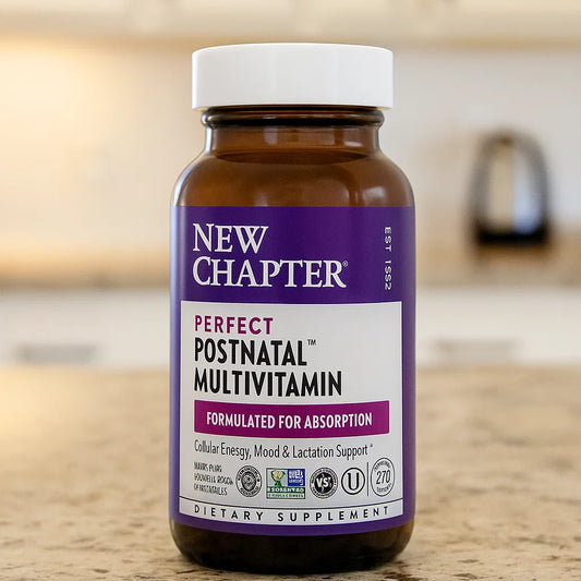 New Chapter, Postnatal Vitamins Lactation Supplement, Complete Multivitamin with Fermented Vitamin D3 + B Vitamins, Made with Organic Vegetables & Herbs, Non-GMO Ingredients, 192 Count Nirvana Guru