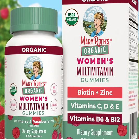 MaryRuth Organics Multivitamin for Women 14 | Women's Multivitamin Gummies for Immune Support| Skin Health | Sugar Free | Vegan | Non-GMO | 60 Count Nirvana Guru