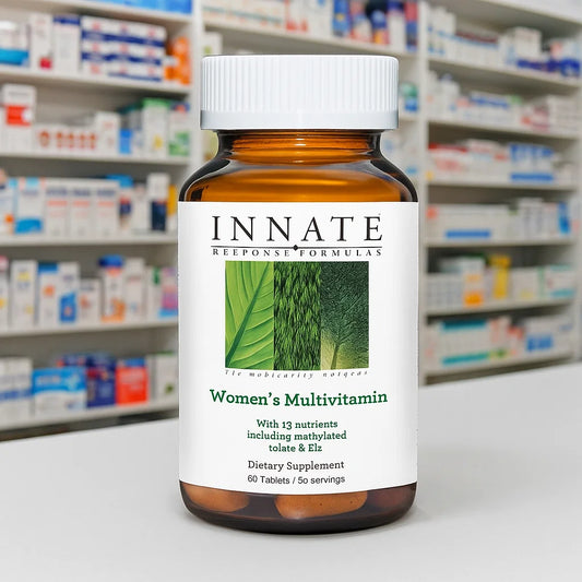 Innate Response Formulas Women’s 55+ Multivitamin - Daily Multivitamin for Women 55 and Over - Vegetarian, Non-GMO, and Gluten-Free - Made Without 9 Food Allergens - 120 Tablets (60 Servings) Nirvana Guru