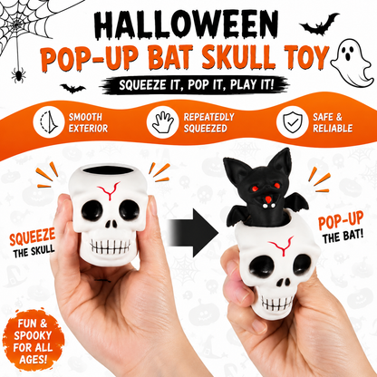 6Pcs Halloween Skull Stress Balls-Skull Squeeze Toy with Relieves Stress Nirvana Guru