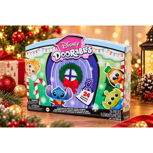 Disney Doorables Advent Calendar, Collectible 1.5-Inch-Tall Figures, Ages 5+
