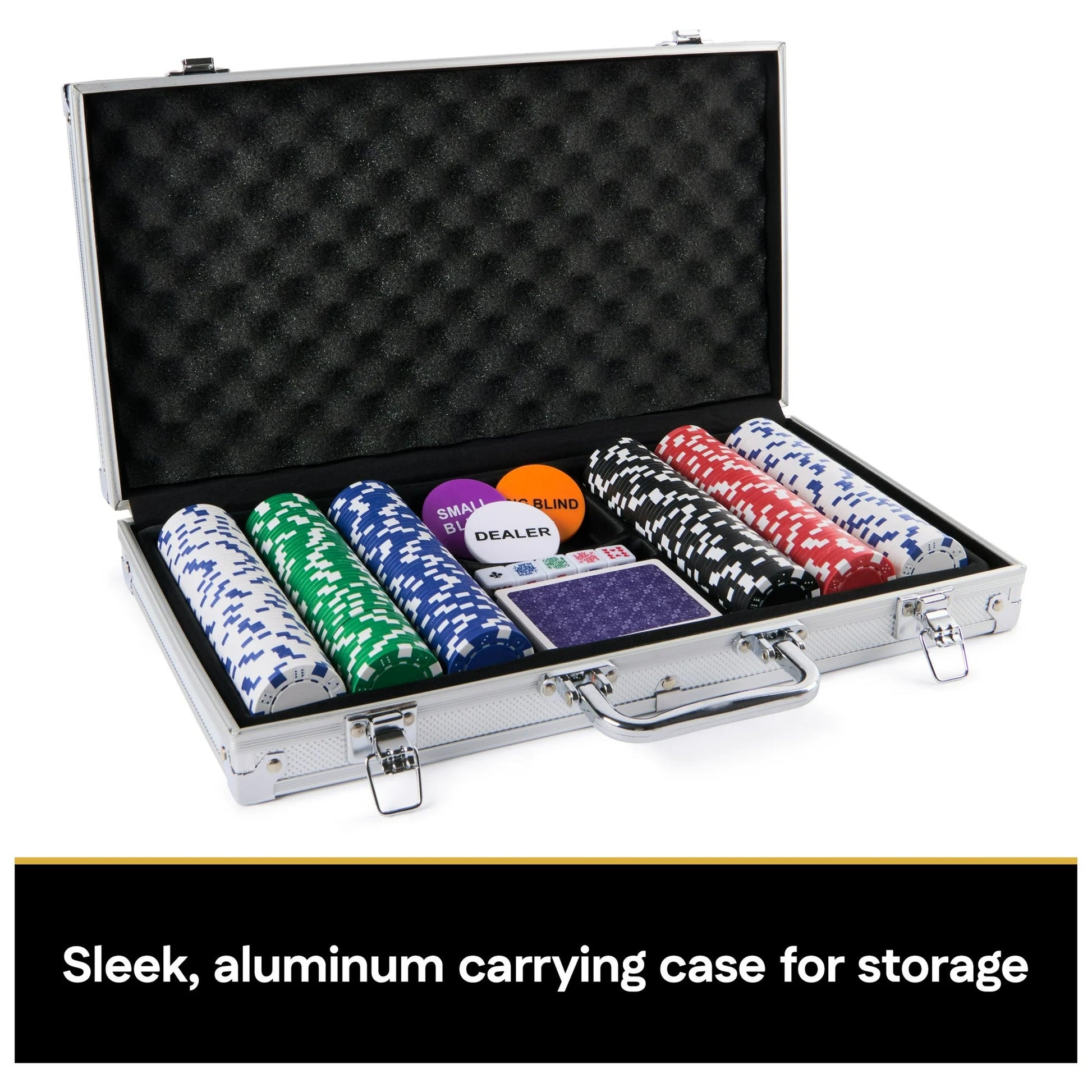 Spin Master Games, Cardinal Classics, 300-Piece Poker Set with Aluminum Case, Ages 8 and up nirvanaguru