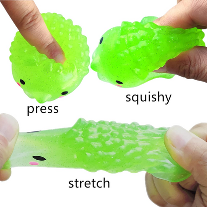 8 Pack Jumbo Glitter Mochi Squishy Toys Animals Squishy Stress Relief Toys Kids Party Favors