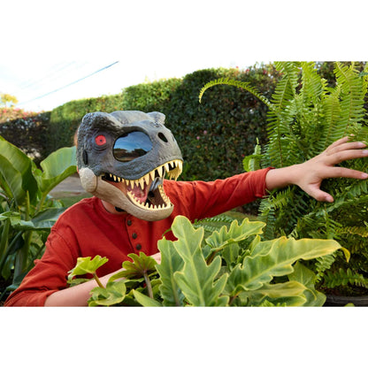 Jurassic World Rebirth T-Rex Rage N Roar Mask with LED Light up Eyes Feature, 3 Level Effects nirvanaguru