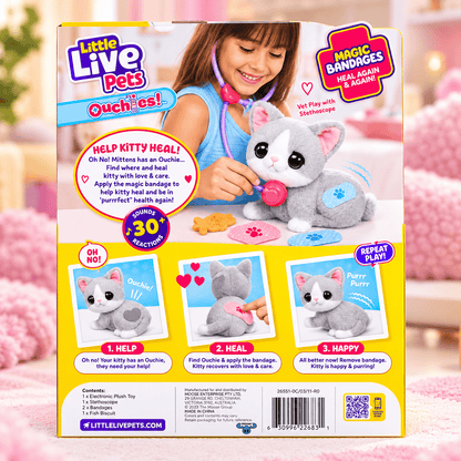 Little Live Pets Ouchies Kitten - Mittens
