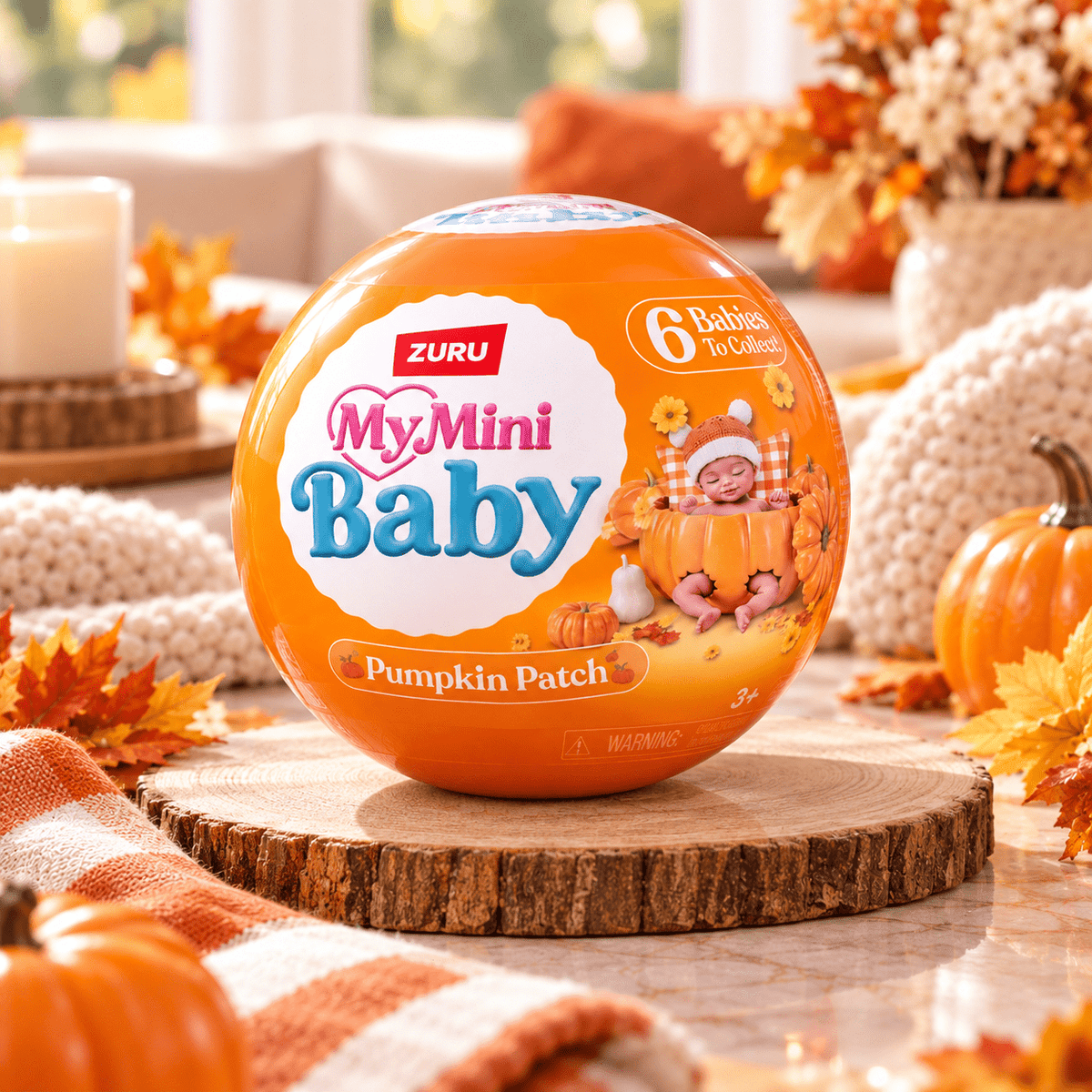 ZURU My Mini Baby Doll Toy – Pumpkin Patch — 4-Pack