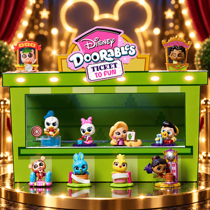 Disney Doorables Ticket to Fun Multi Peek, Festival-Themed Collectible Figures with 5, 6, or 7 Surprise Toys, Ages 5+