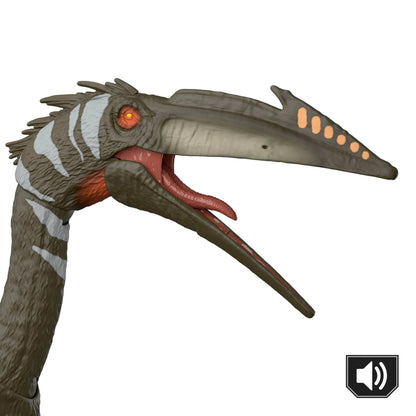 Jurassic World Rebirth Quetzalcoatlus Action Figure, Winged Dinosaur Toy with Sound, Aerial Ambush nirvanaguru