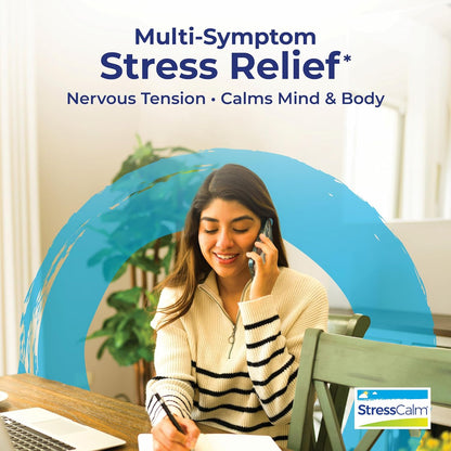 Boiron StressCalm for Relief of Stress, Anxiousness, Nervousness, Irritability, and Fatigue - 60 Count - Nirvana Guru