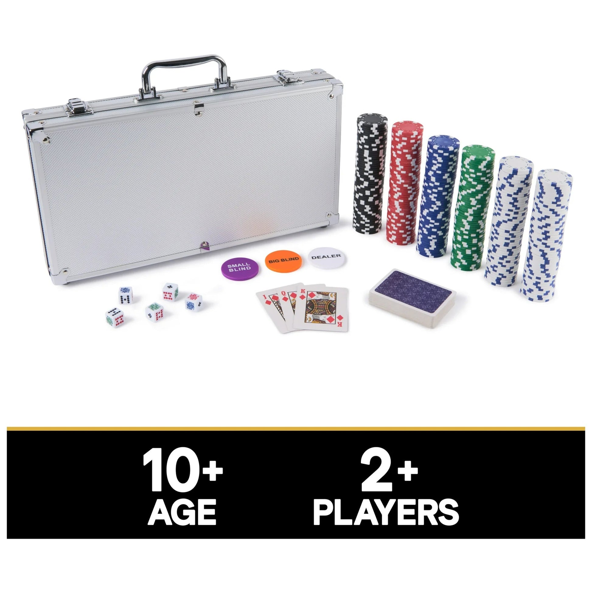 Spin Master Games, Cardinal Classics, 300-Piece Poker Set with Aluminum Case, Ages 8 and up nirvanaguru