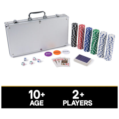 Spin Master Games, Cardinal Classics, 300-Piece Poker Set with Aluminum Case, Ages 8 and up nirvanaguru
