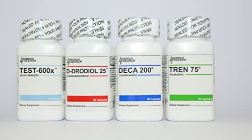 Mass Stack - Test-600x, D-drodiol 25, Deca 200, Tren 75-1 Month Supply Nirvana Guru