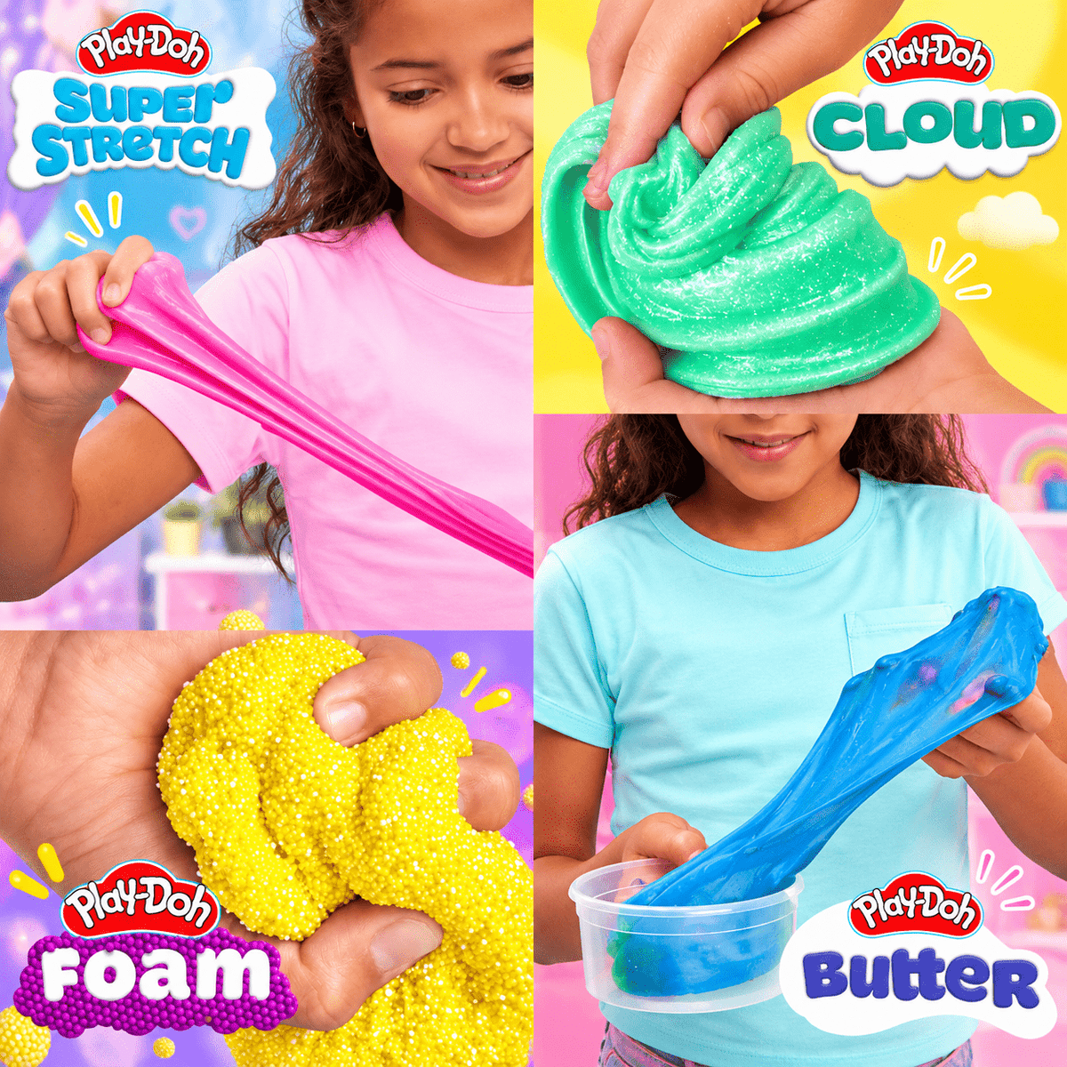 Play-Doh Mix & Play Scented Slimes, 10 pk. — Tropical