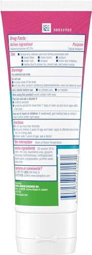 Benadryl Extra Strength Anti Itch Relief Gel, 2% Diphenhydramine HCl, Relief from Insect Bites, Sunburn & More, Great for Camping Essentials, 3.5 fl oz