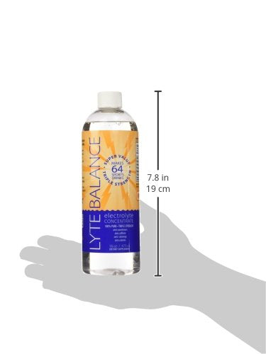 Electrolye Concentrate | Liquid Electrolytes Drink Mix w/Sodium, Potassium & Magnesium | Daily Hydration, Muscle Recovery, Immune Support, Rehydration | Keto, No Sugar (64 Servings) Nirvana Guru