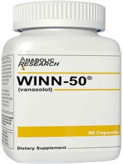 Winn-50 - Lean Physique, Strength, Definition and Improved Athleticism - 90 Capsules - 1 Month Supply Nirvana Guru