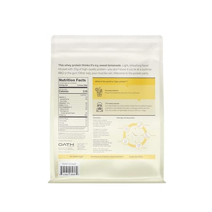 Clear Whey Isolate Protein Powder, Frosty Lemonade, 20g Complete Protein per Serving, No Added Sugar, Grass-Fed, 21 Servings Nirvana Guru