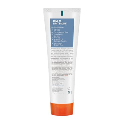 Himalaya Botanique Whitening Antiplaque Toothpaste with Xylitol, Fluoride Free, for Plaque Reduction & Gentle Whitening, 4 oz - Nirvana Guru