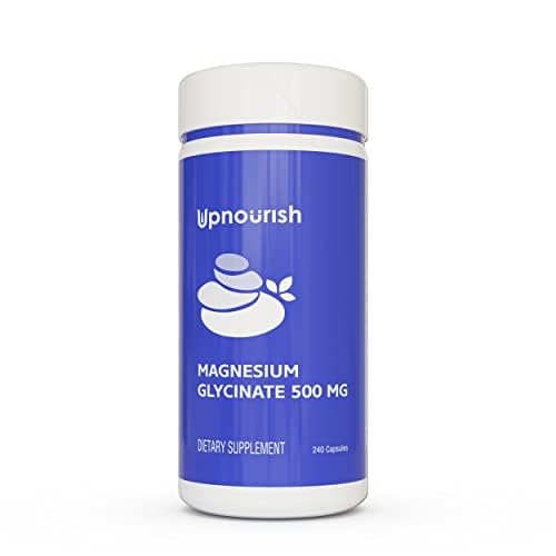 UpNourish Magnesium Supplement - 10 in 1 Magnesium Complex - Full Spectrum Magnesium Mineral Supplements with Glycinate, Citrate, Taurate, Malate, Carbonate, Oxide and More, 240 Vegan Capsules Nirvana Guru