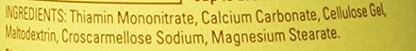 Nature Made Vitamin B1 100 mg, Dietary Supplement for Energy Metabolism Support, 100 Tablets, 100 Day Supply - Nirvana Guru