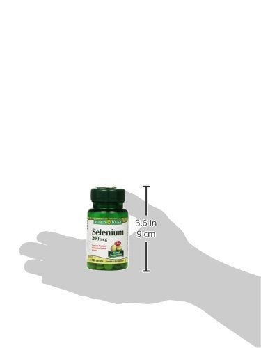 Nature's Bounty Selenium, Supports Prostate and Immune System Health, 200 mcg, 100 Tablets Nirvana Guru