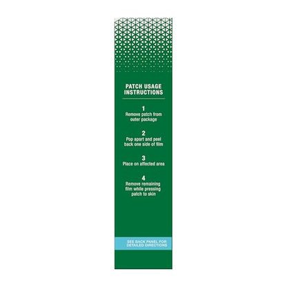 Biofreeze Large Pain Relief Patches, Menthol Pain Patches for Lower Back, Neck, Knee, & Shoulder, Comfortable & Flexible Fabric Stays in Place, FSA Eligible, 5 ct