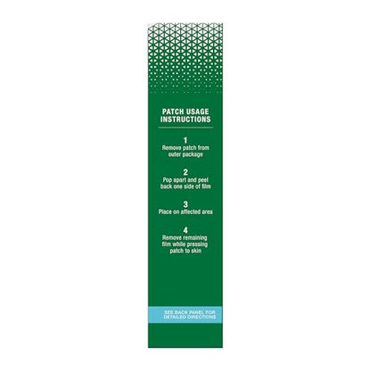 Biofreeze Large Pain Relief Patches, Menthol Pain Patches for Lower Back, Neck, Knee, & Shoulder, Comfortable & Flexible Fabric Stays in Place, FSA Eligible, 5 ct