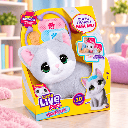 Little Live Pets Ouchies Kitten - Mittens