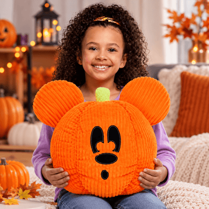 Just Play Disney Halloween Large Orange Mickey Plush