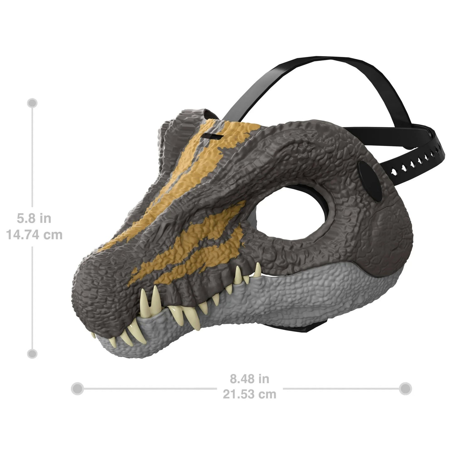 Jurassic World Rebirth Spinosaurus Dinosaur Mask, Role-Play Head Wear, Movie-Inspired Costume Gear nirvanaguru